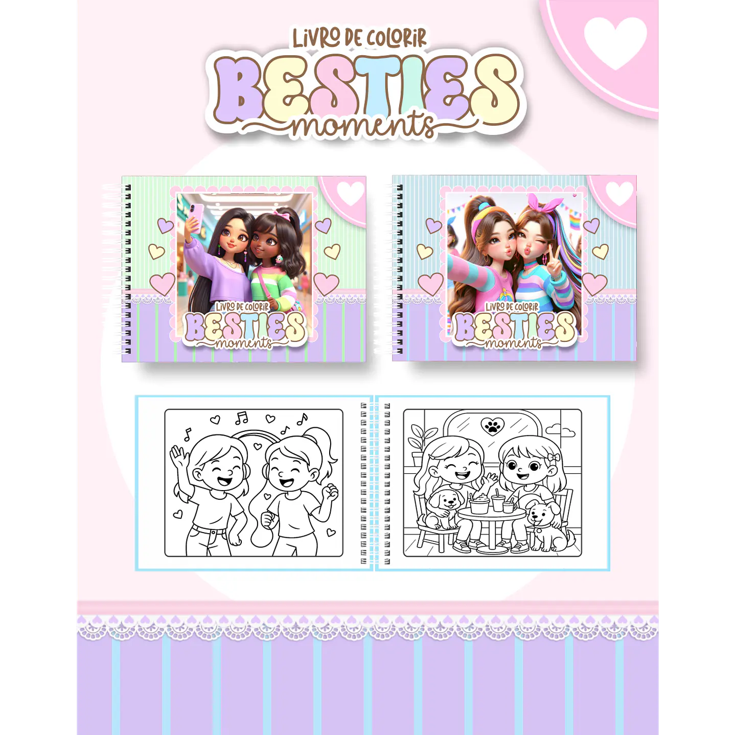 Pack Livros de Colorir com 80 temas variados  27