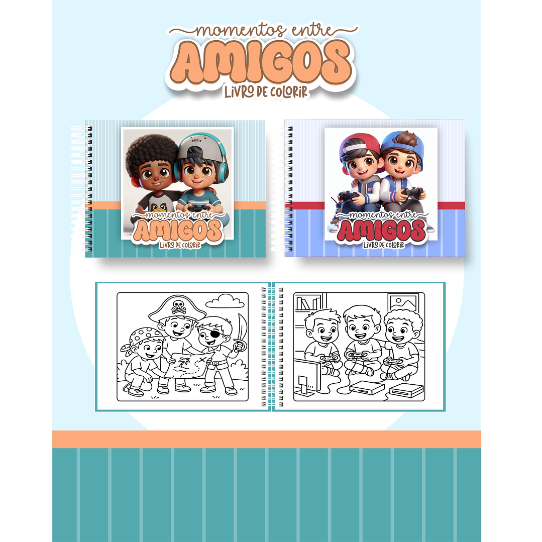 Pack Livros de Colorir com 80 temas variados  32