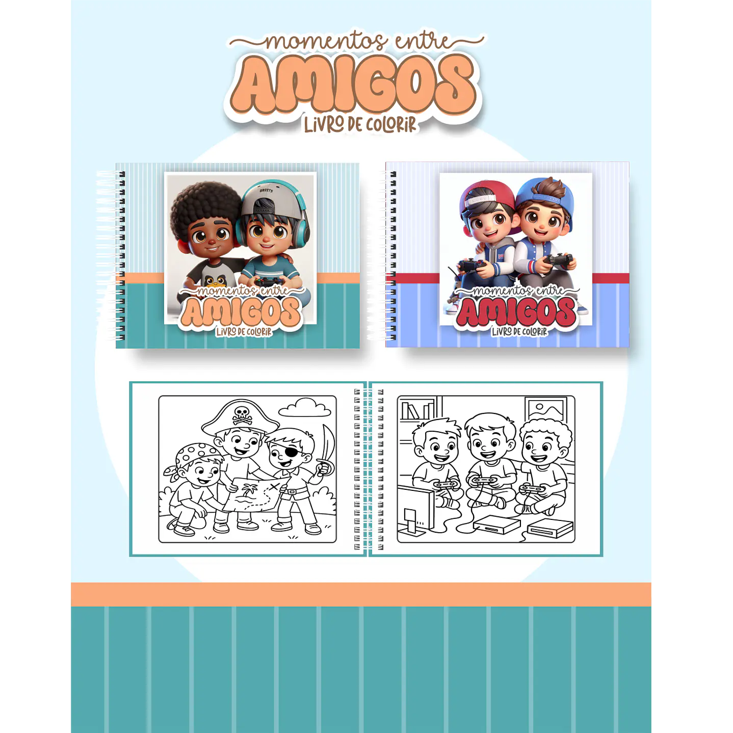 Pack Livros de Colorir com 80 temas variados  32