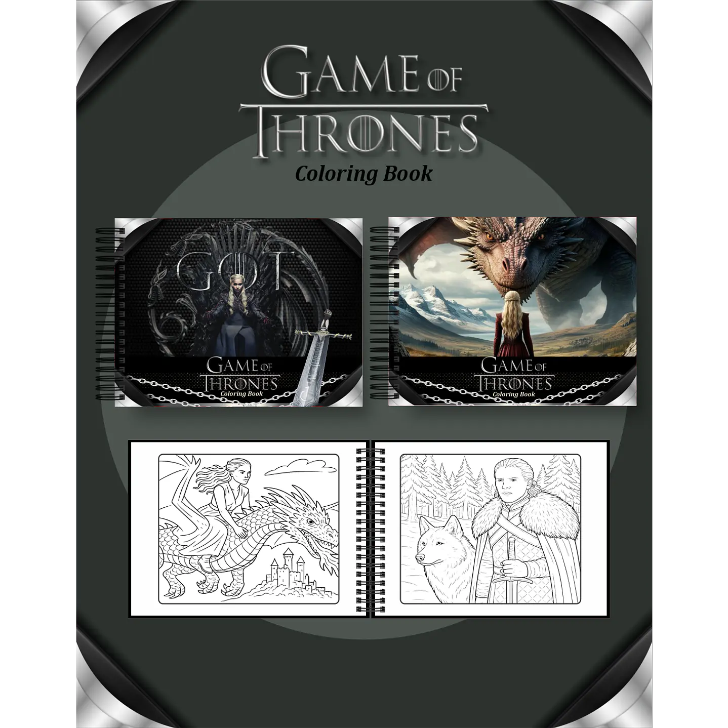 Pack Livros de Colorir com 80 temas variados  34