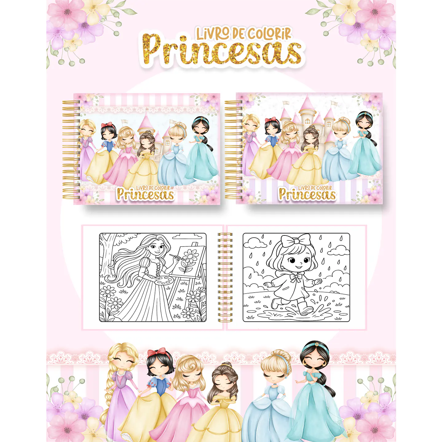 Pack Livros de Colorir com 80 temas variados  41