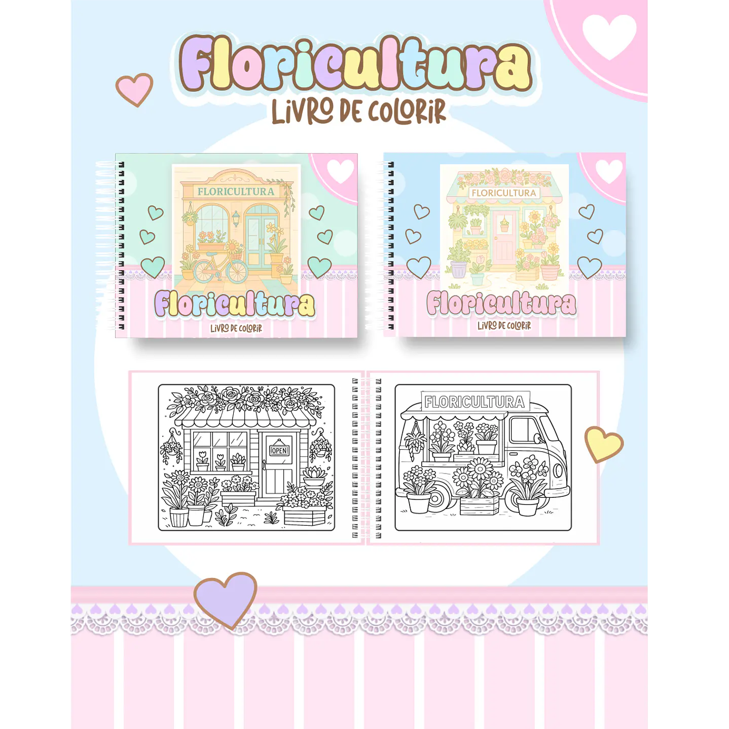 Pack Livros de Colorir com 80 temas variados  42
