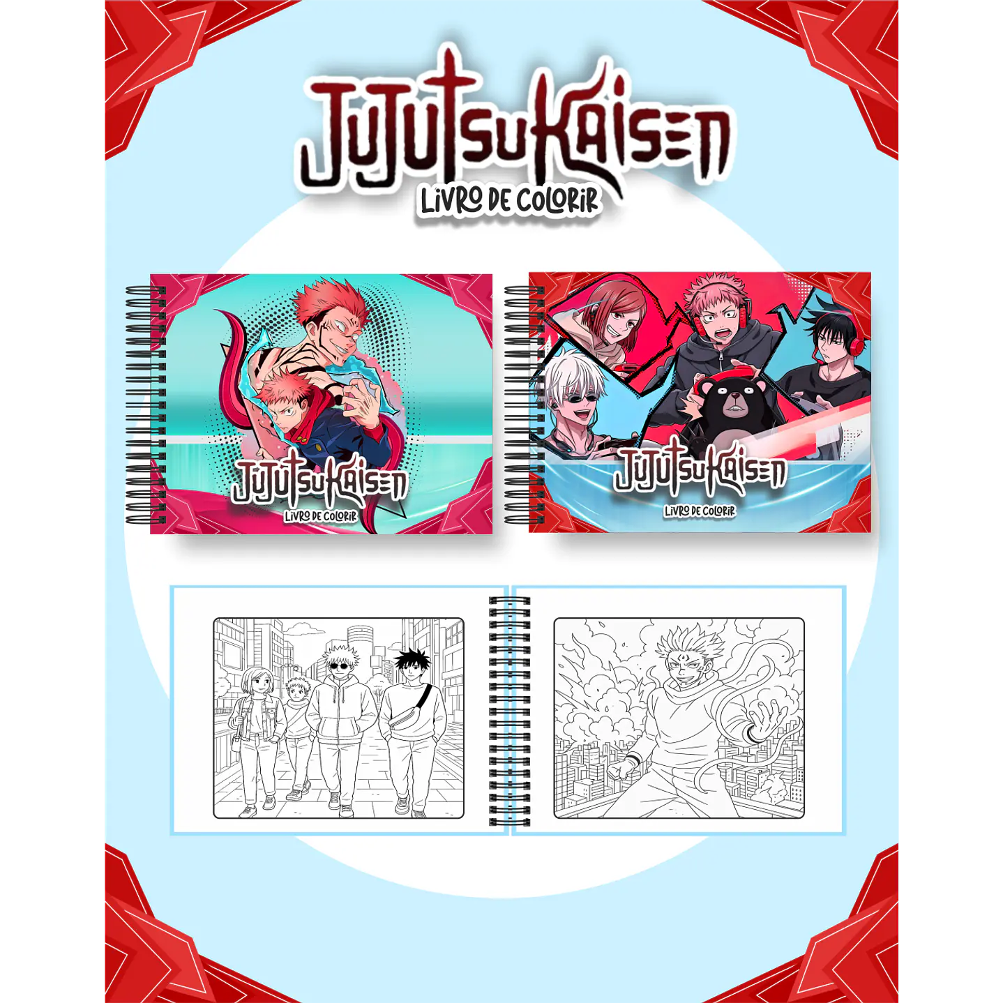 Pack Livros de Colorir com 80 temas variados  43