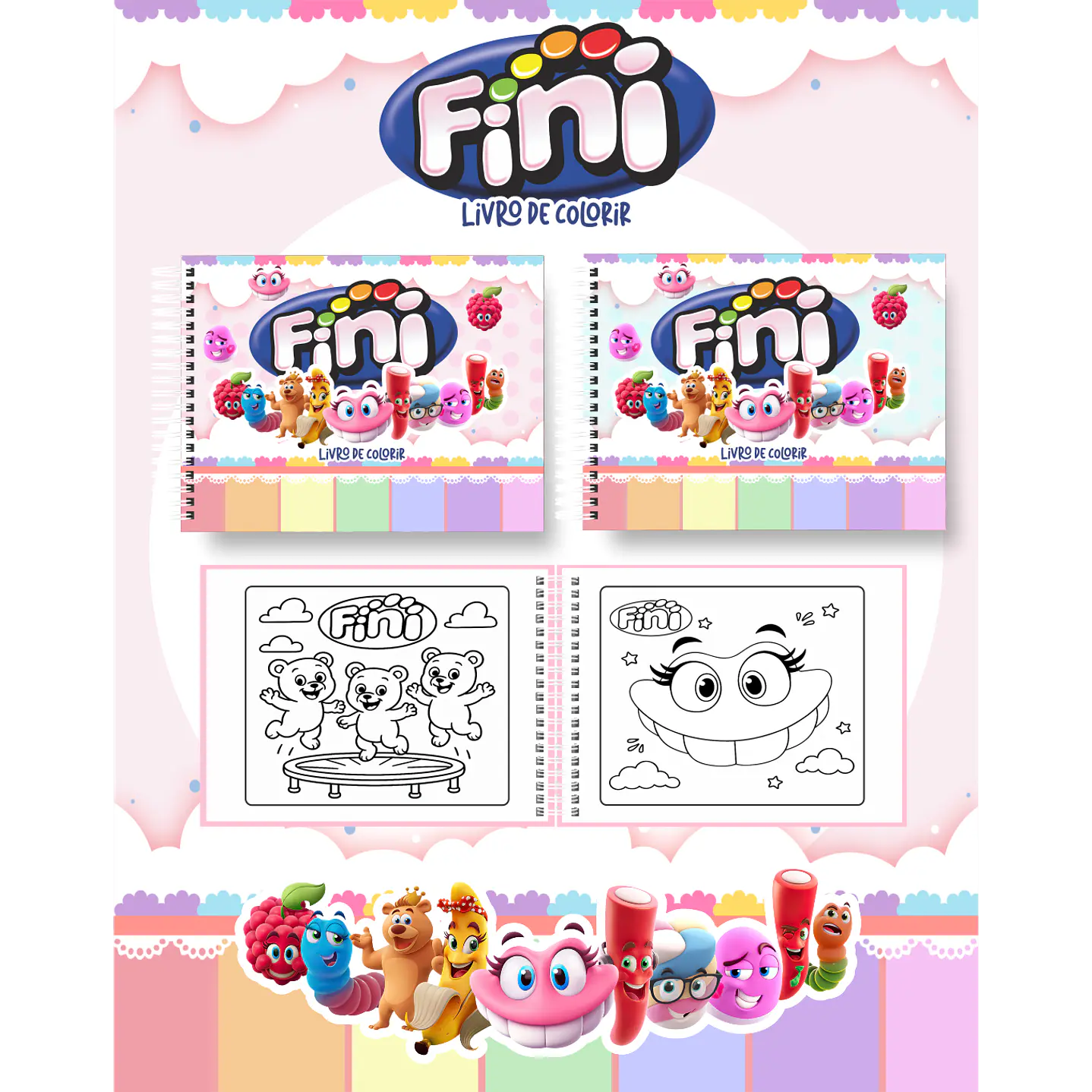 Pack Livros de Colorir com 80 temas variados  46