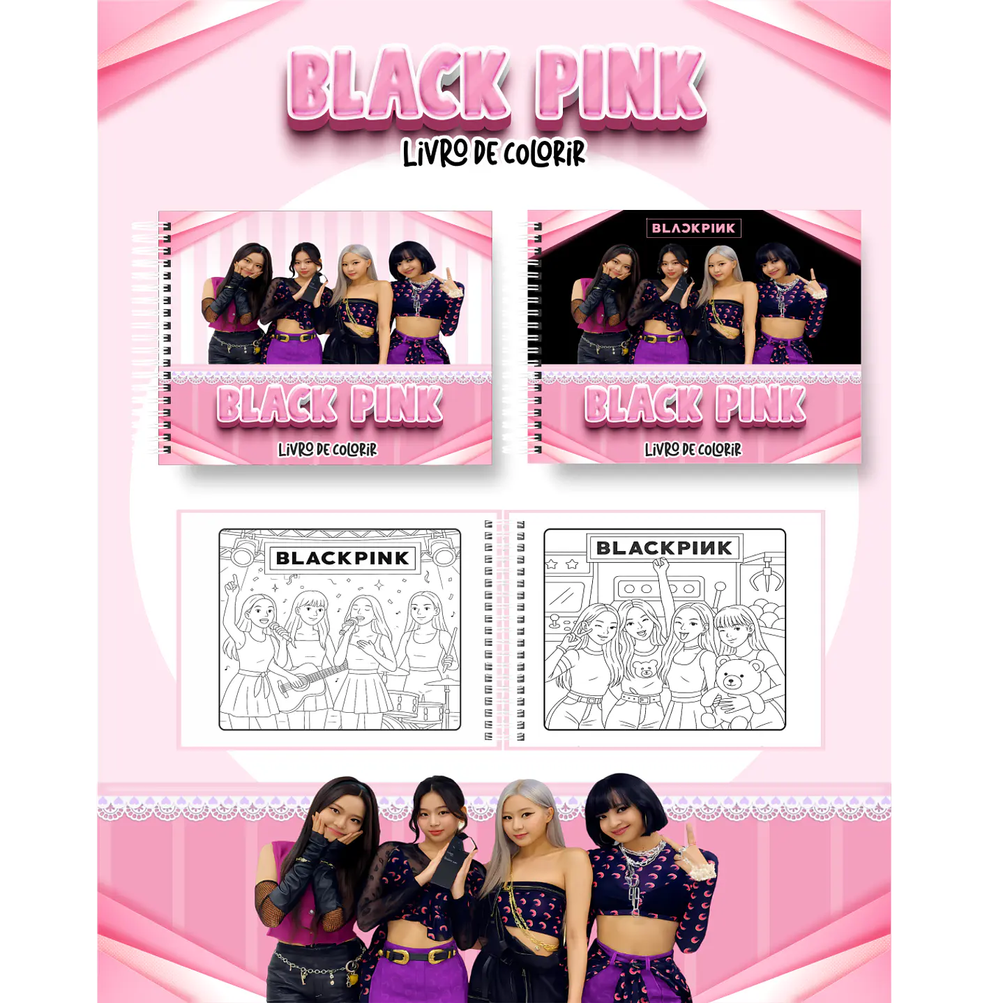 Pack Livros de Colorir com 80 temas variados  48