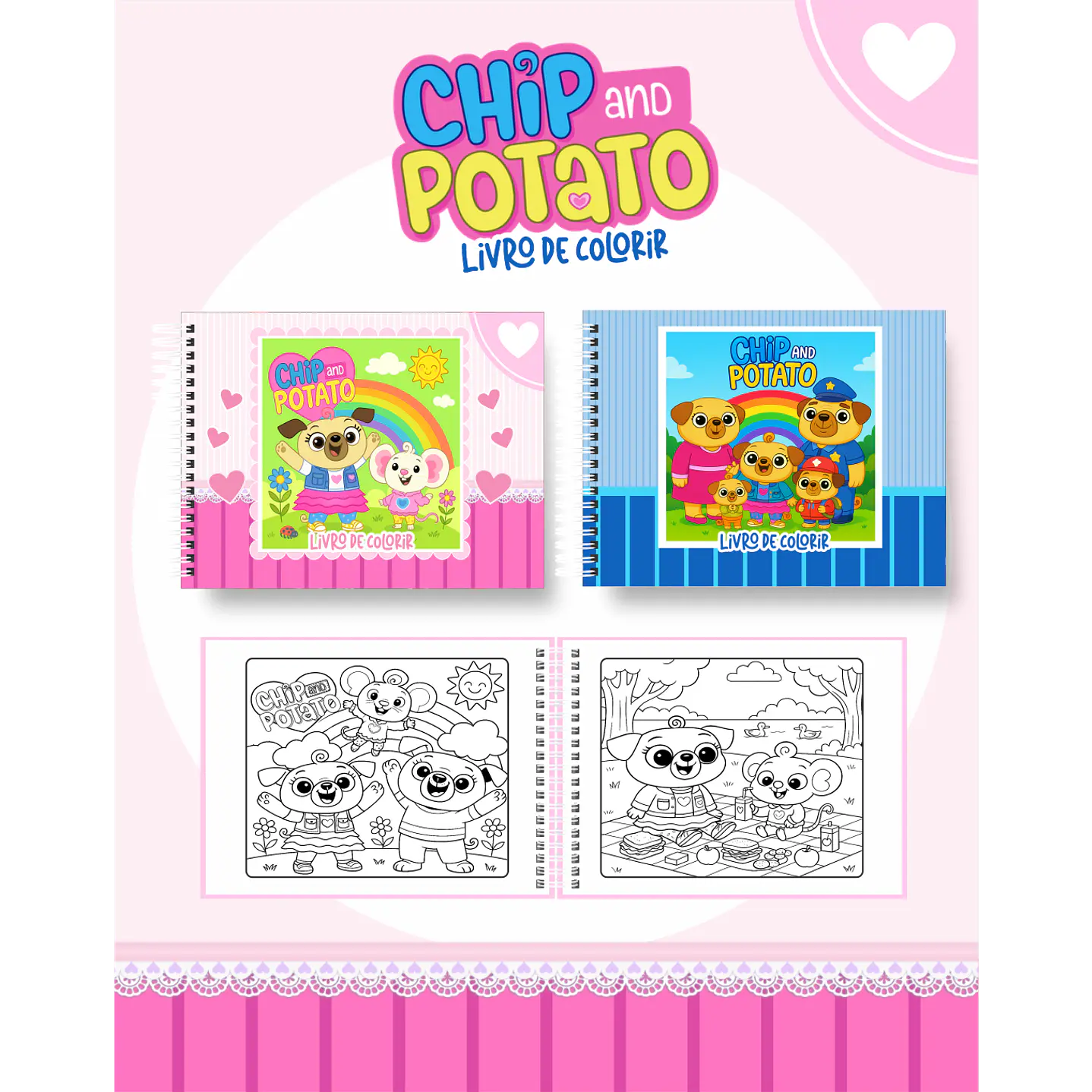 Pack Livros de Colorir com 80 temas variados  52