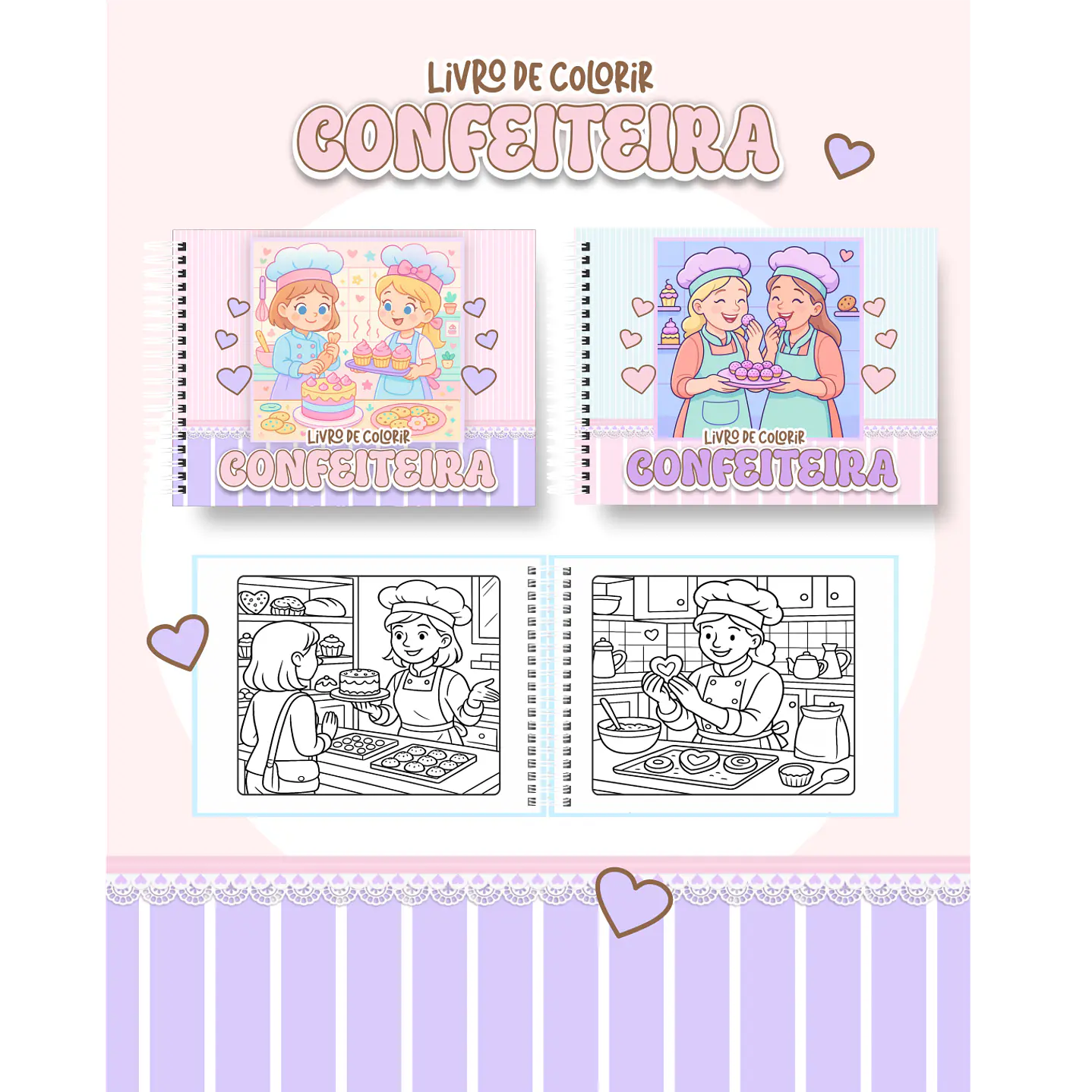Pack Livros de Colorir com 80 temas variados  54