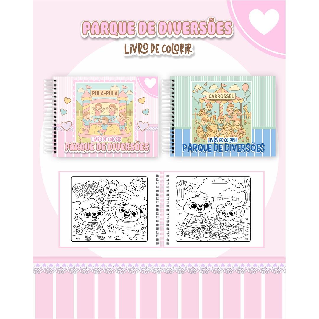 Pack Livros de Colorir com 80 temas variados  55