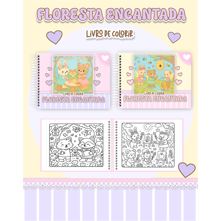 Pack Livros de Colorir com 80 temas variados  56