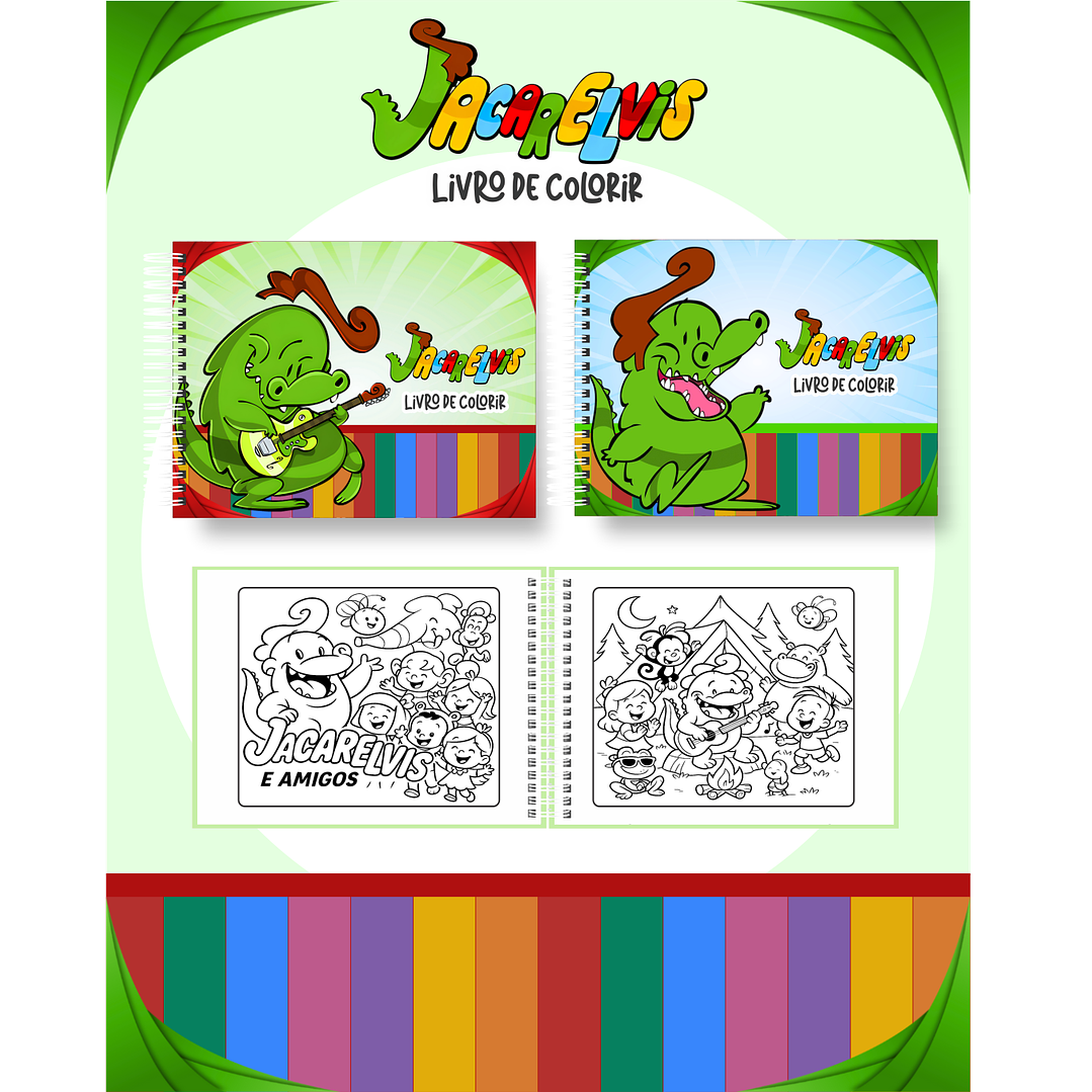 Pack Livros de Colorir com 80 temas variados  60