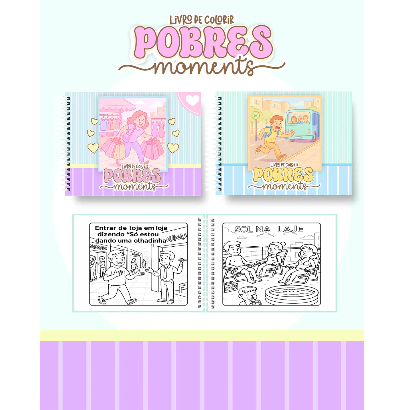 Pack Livros de Colorir com 80 temas variados  65