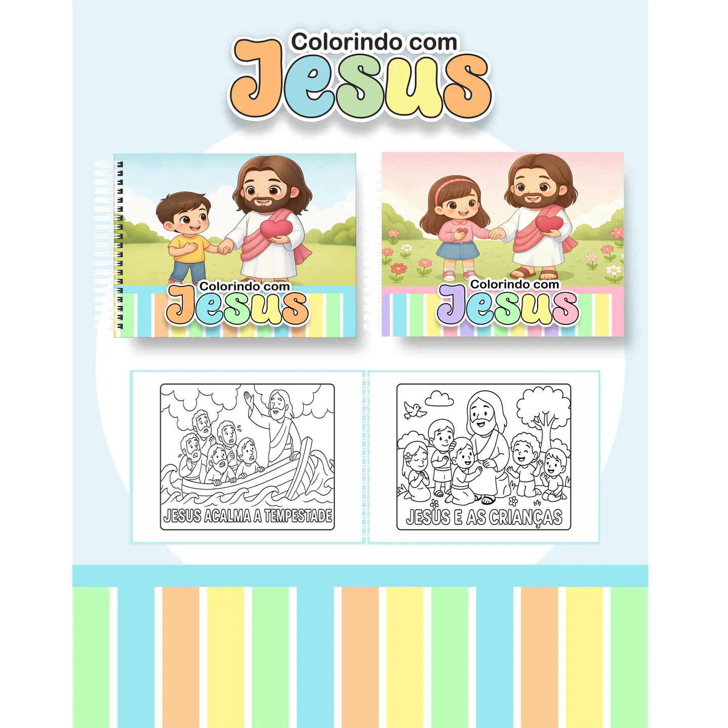 Pack Livros de Colorir com 80 temas variados  70