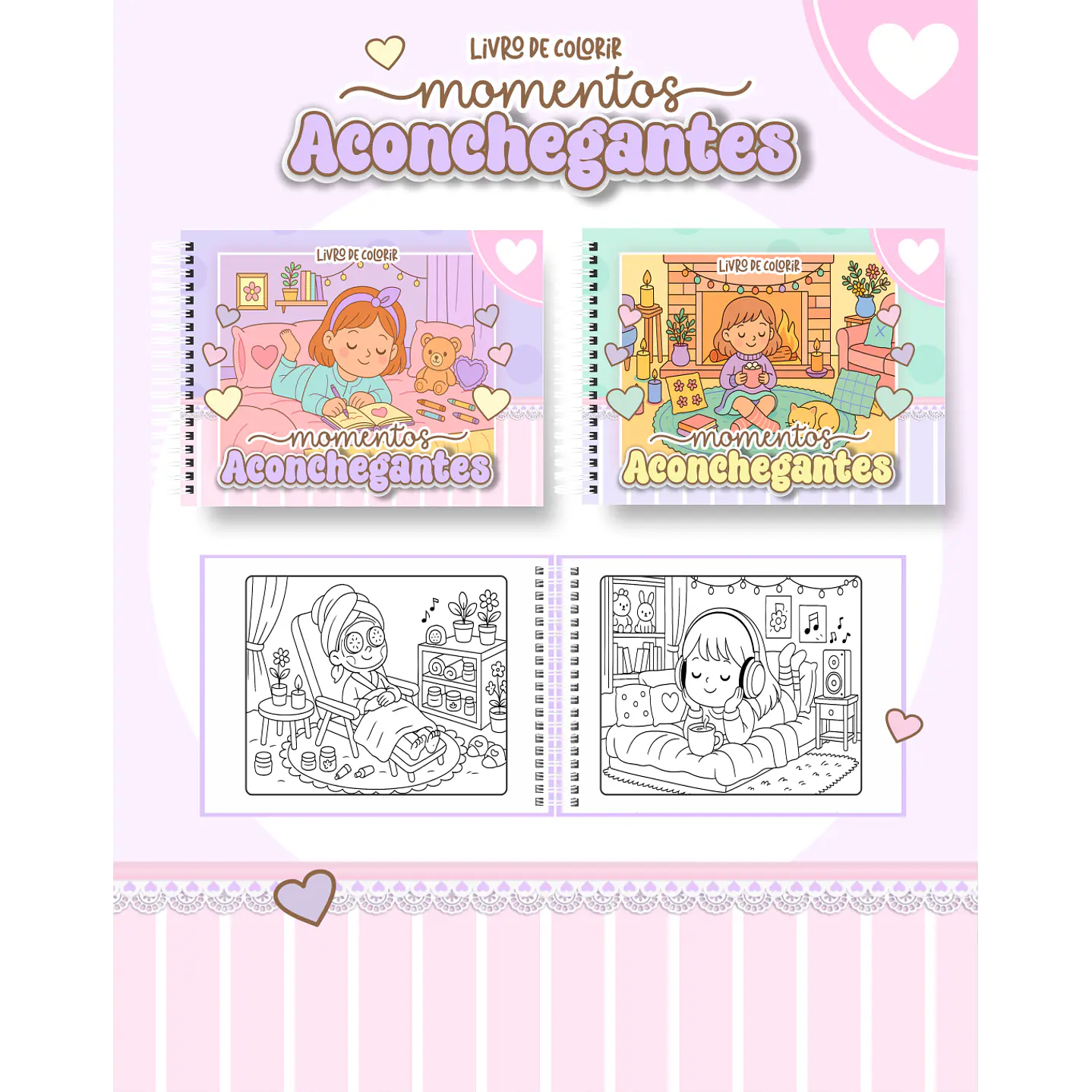 Pack Livros de Colorir com 80 temas variados  75
