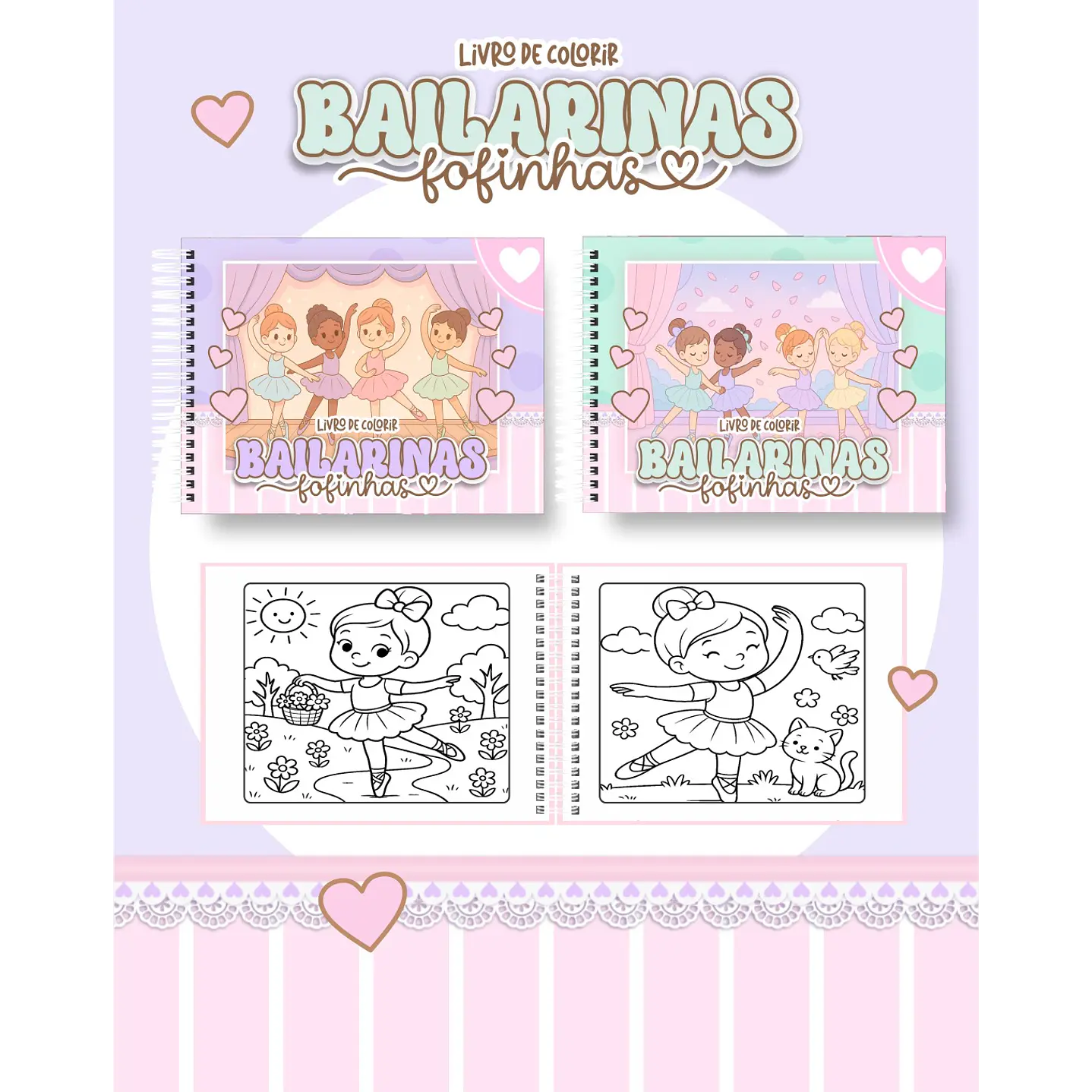 Pack Livros de Colorir com 80 temas variados  77