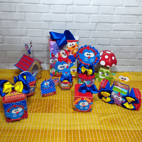 Arquivo de Corte Galinha Pintadinha Mini 