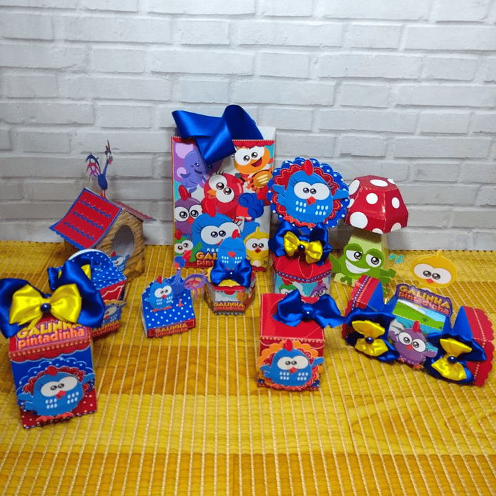 Arquivo de Corte Galinha Pintadinha Mini  1