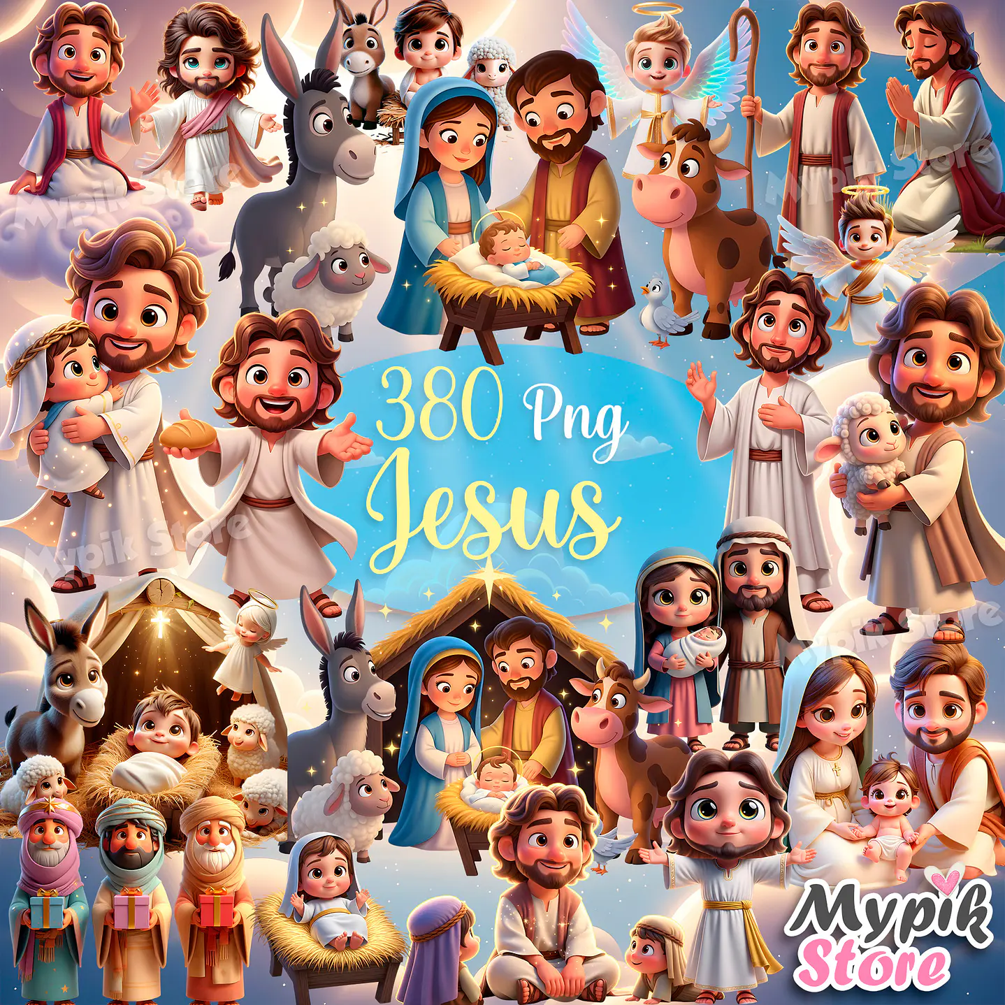 Kit Digital Jesus Imagens PNG e Fundos  1
