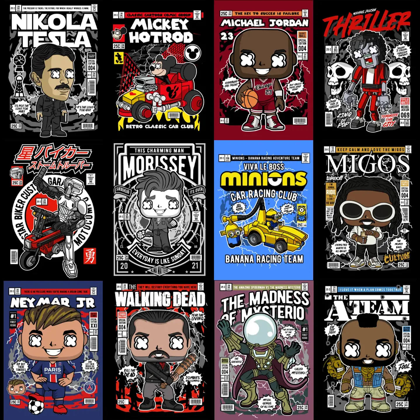 Coleção POP Art Premium 225 Artes Exclusivas para Estamparia  8