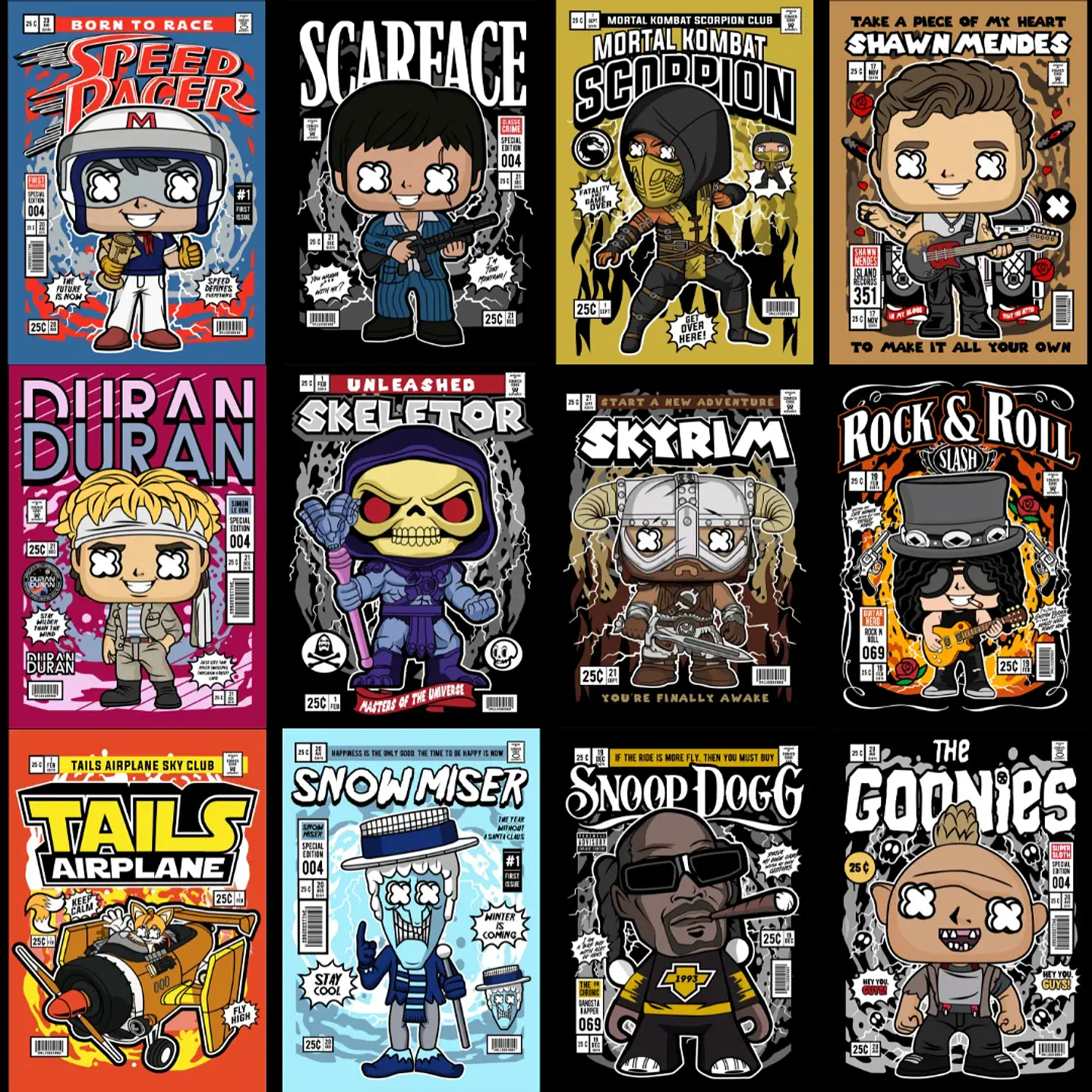 Coleção POP Art Premium 225 Artes Exclusivas para Estamparia  18