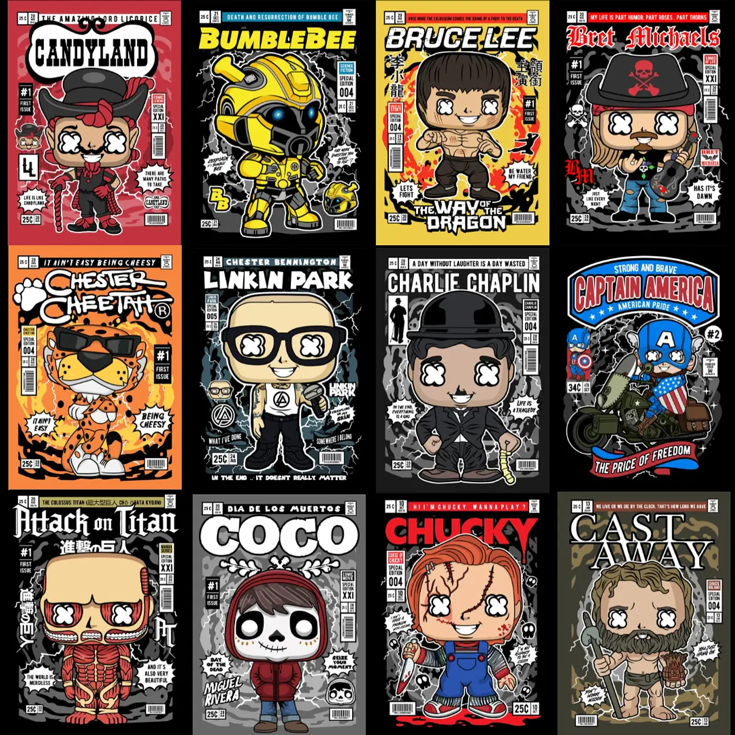 Coleção POP Art Premium 225 Artes Exclusivas para Estamparia  20