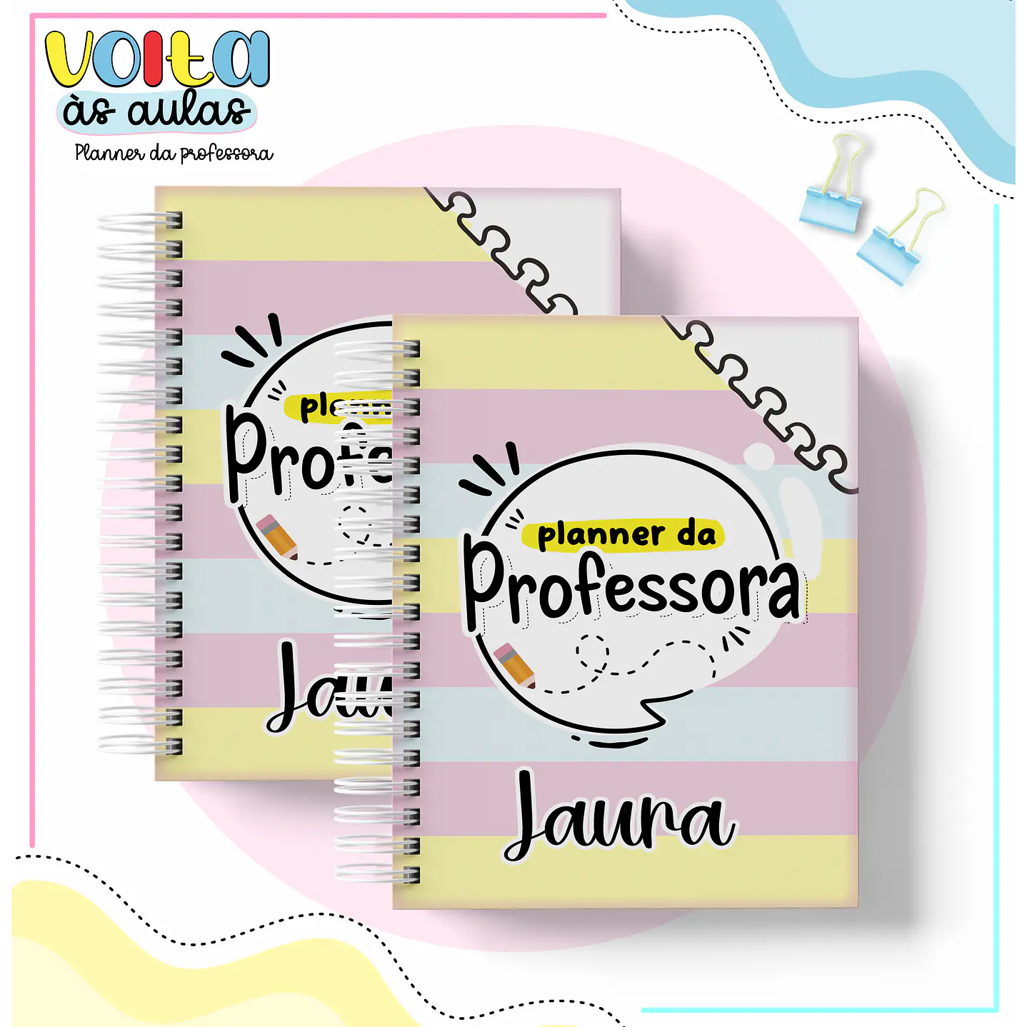 Kit Digital Planner do Professor Menina 2