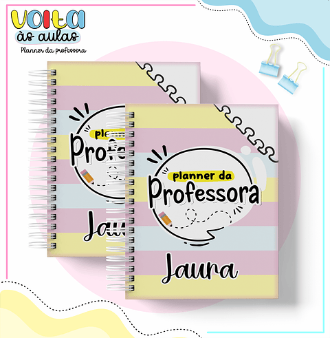 Kit Digital Planner do Professor Menina
