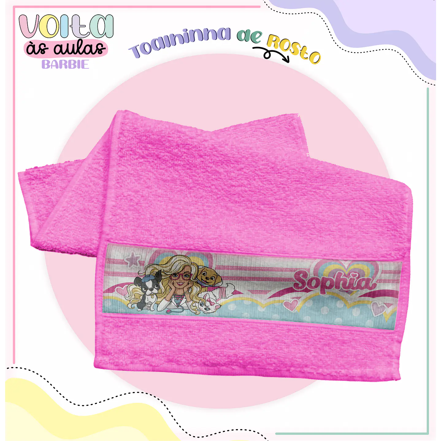 Kit digital arquivo de corte encadernação Barbie – volta às aulas 13