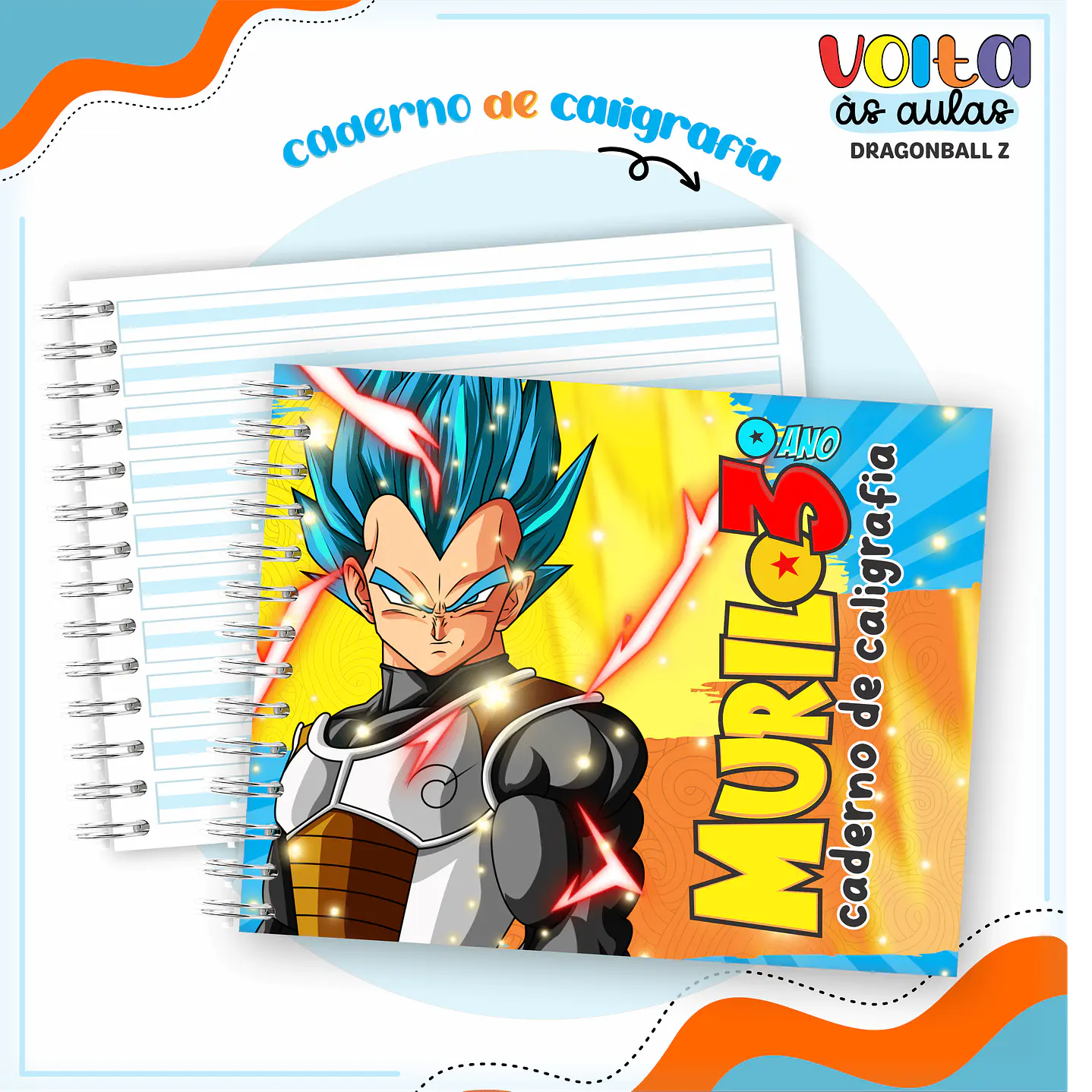 Kit digital Encadernação Dragon Ball Super – Volta às aulas 4
