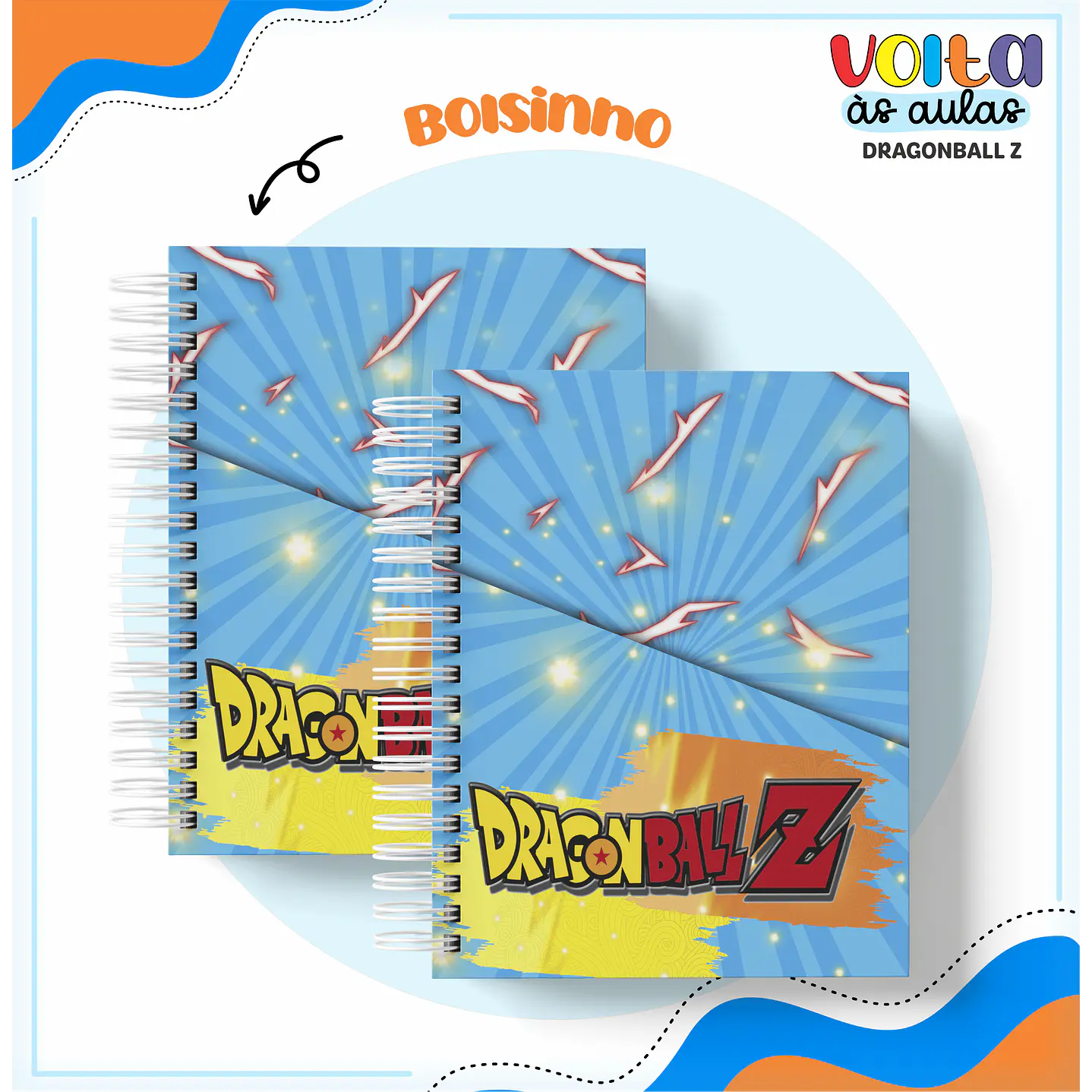 Kit digital Encadernação Dragon Ball Super – Volta às aulas 8
