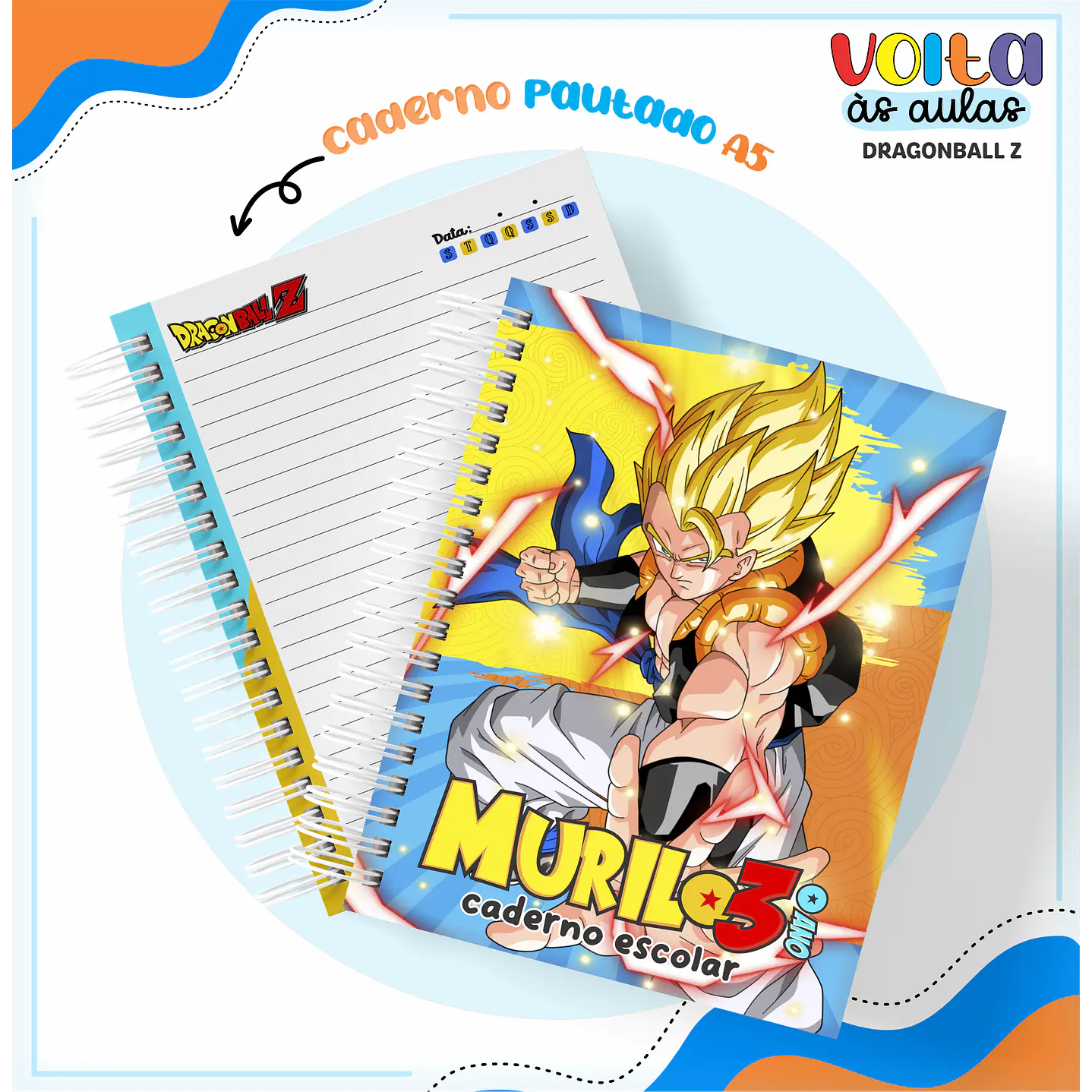 Kit digital Encadernação Dragon Ball Super – Volta às aulas 1
