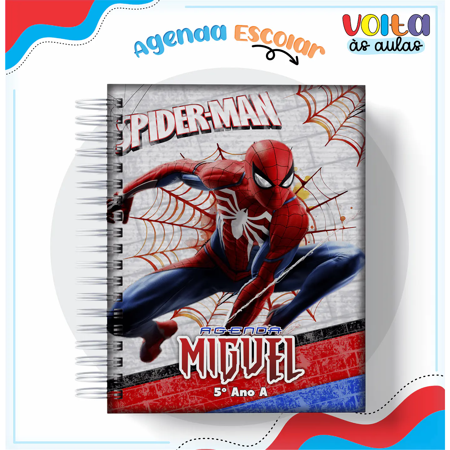 Encadernação Homem Aranha - Volta às aulas 7
