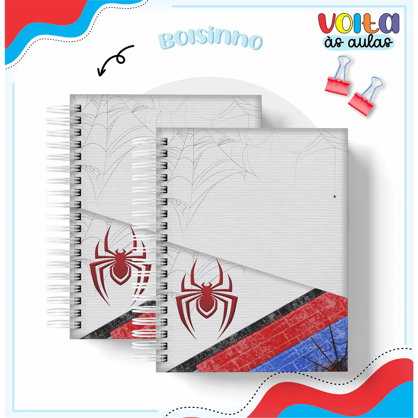 Encadernação Homem Aranha - Volta às aulas 8