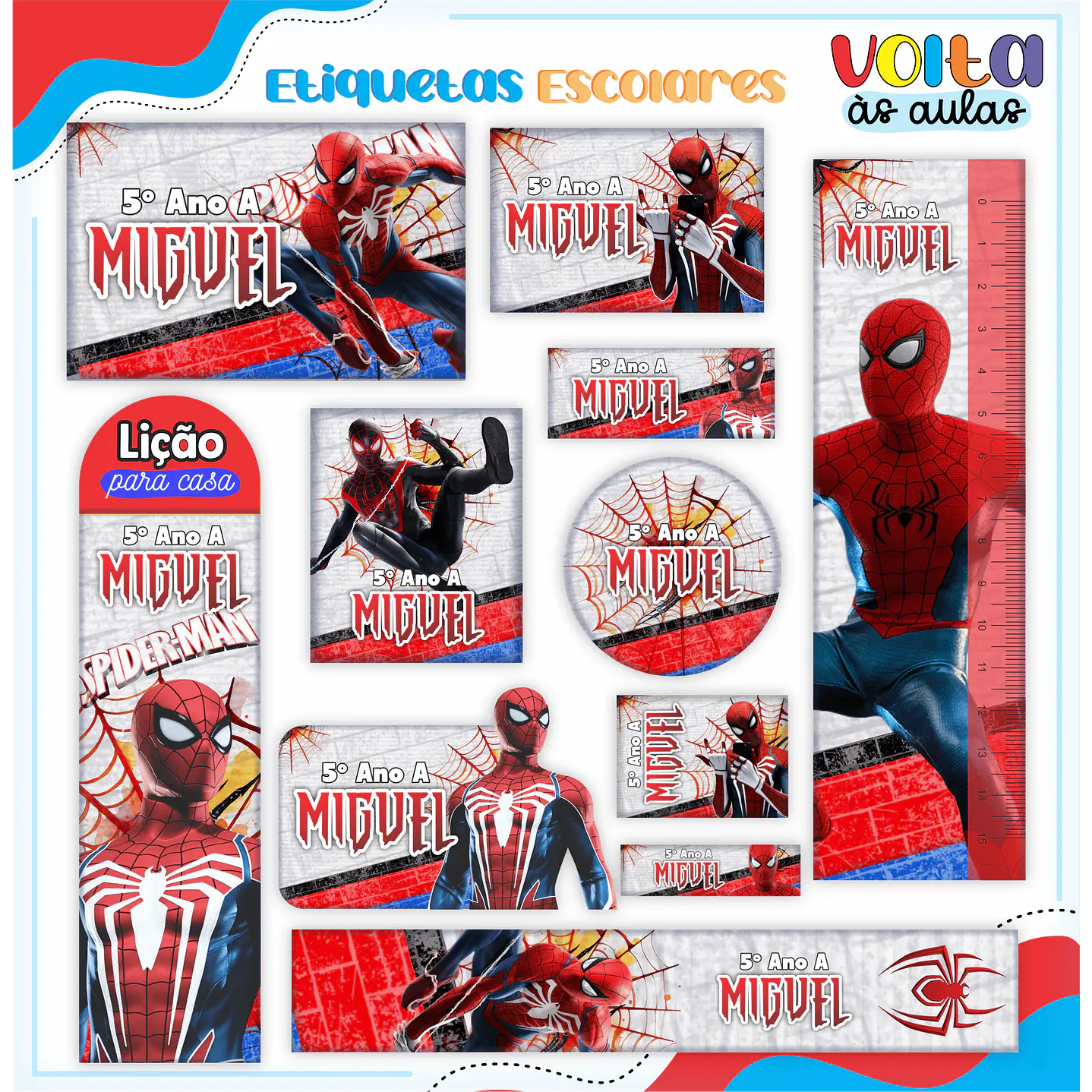 Encadernação Homem Aranha - Volta às aulas 2