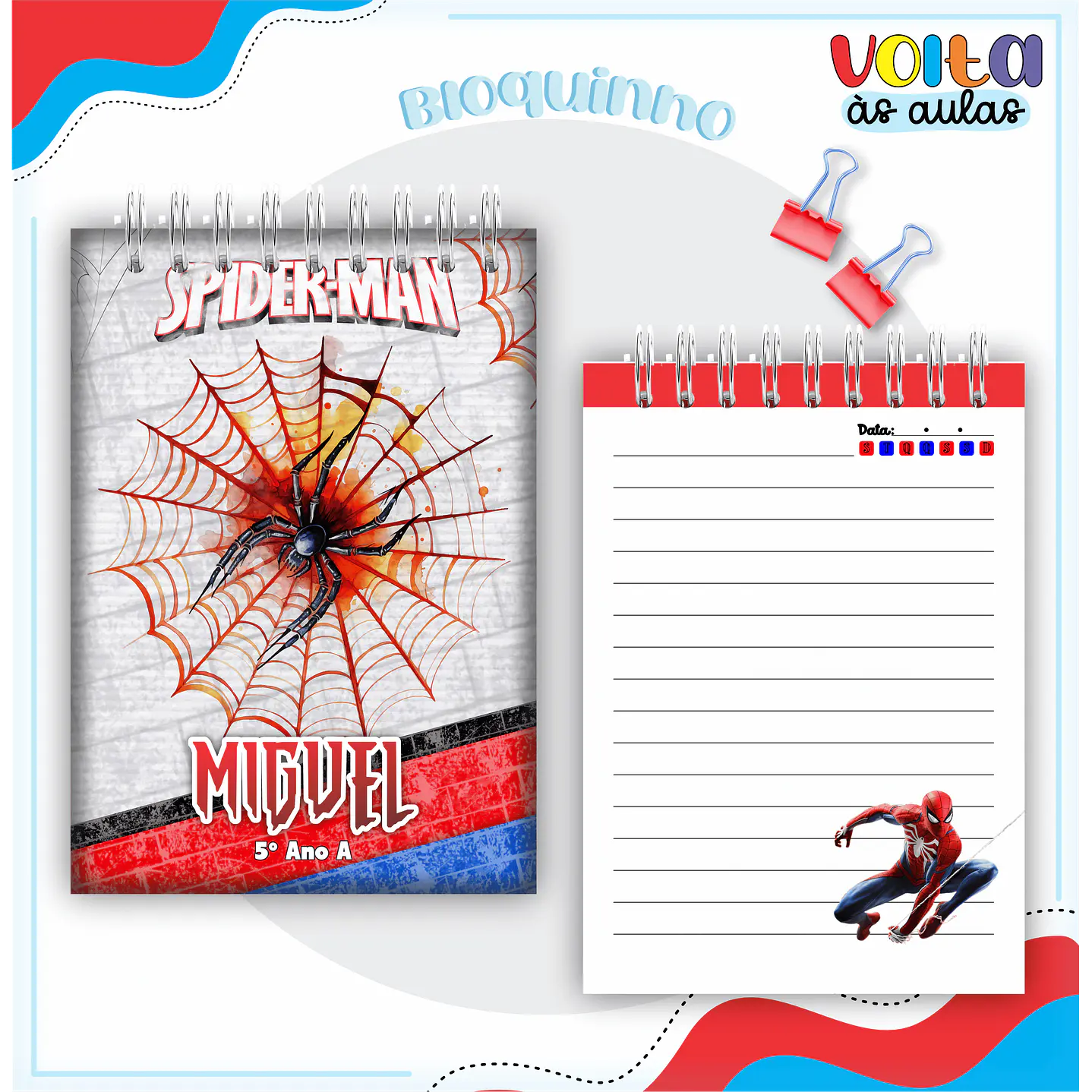 Encadernação Homem Aranha - Volta às aulas 9