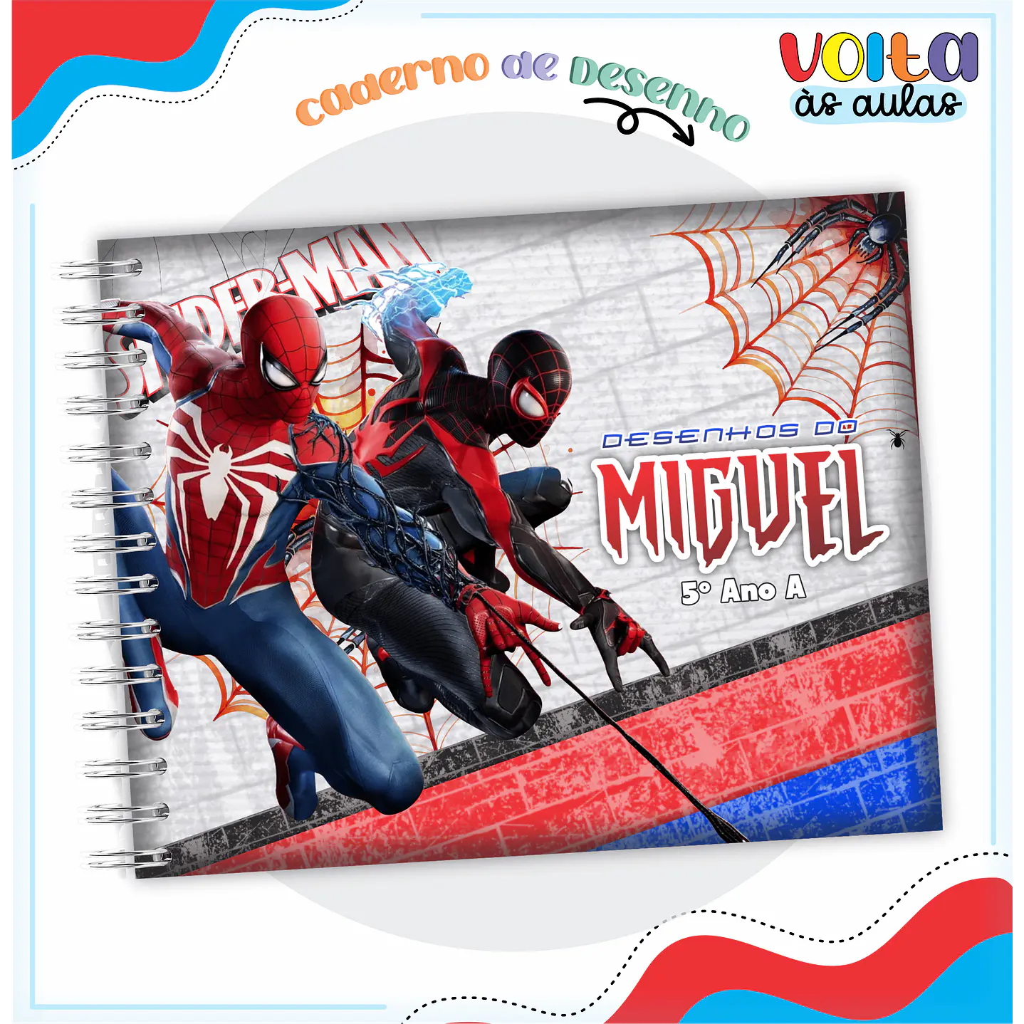 Encadernação Homem Aranha - Volta às aulas 12