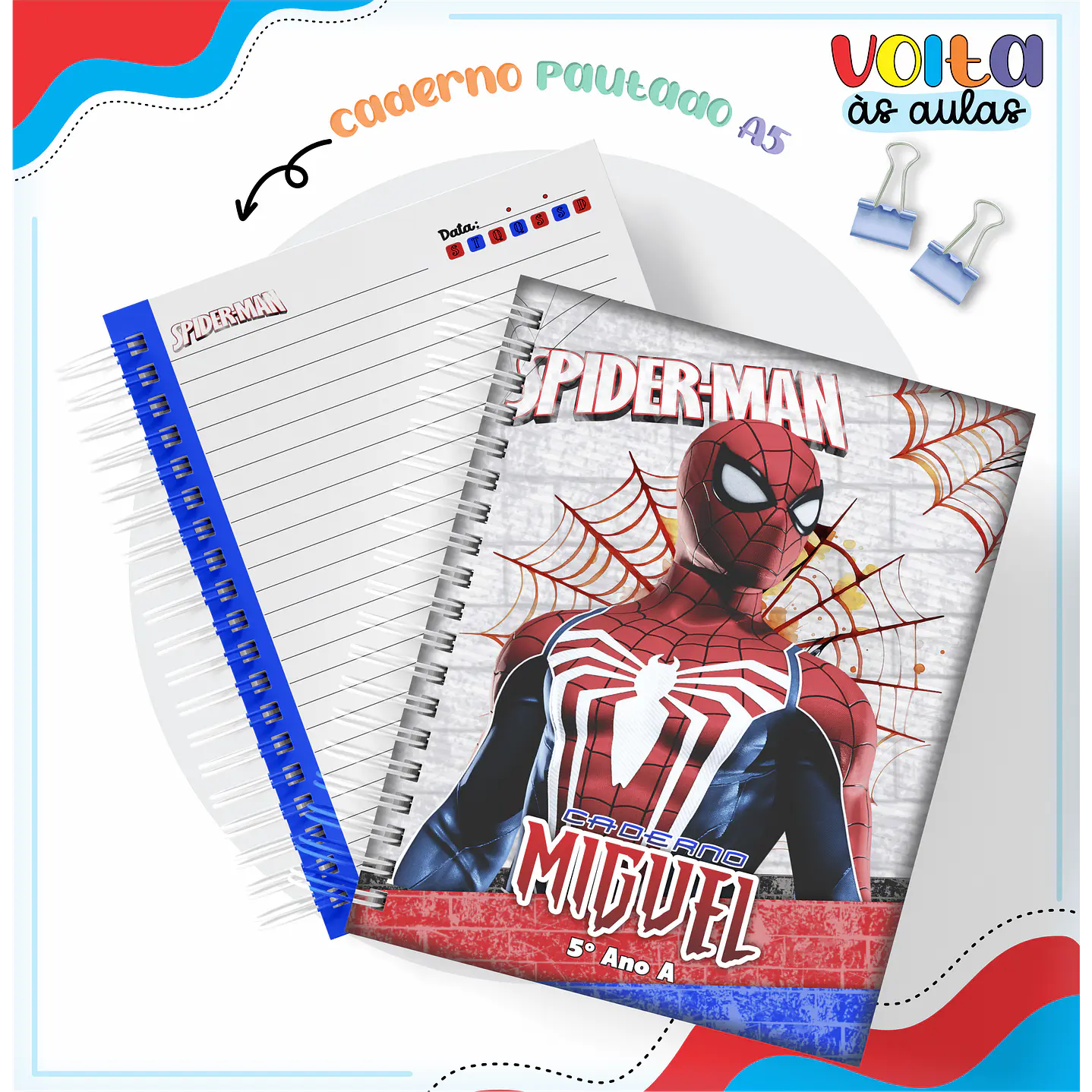 Encadernação Homem Aranha - Volta às aulas 1