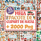 Mega Pacote de Natal 55 Kits Digitais - Mais de 2000 PNG - Thumbnail 1