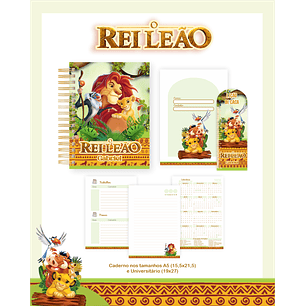 Kit Digital Encadernação O Rei Leão - Volta às Aulas 