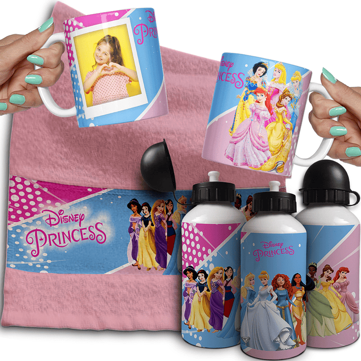 Combo de Sublimação Volta às Aulas - Canecas, Toalhinha e Garrafinha  2