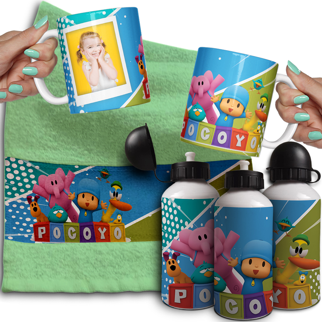 Combo de Sublimação Volta às Aulas - Canecas, Toalhinha e Garrafinha  5