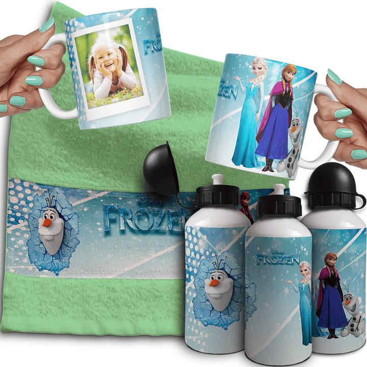 Combo de Sublimação Volta às Aulas - Canecas, Toalhinha e Garrafinha  10