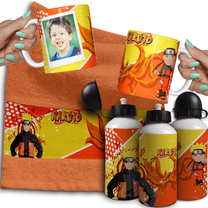 Combo de Sublimação Volta às Aulas - Canecas, Toalhinha e Garrafinha  11