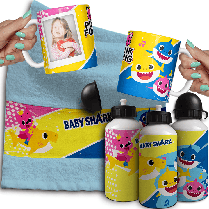 Combo de Sublimação Volta às Aulas - Canecas, Toalhinha e Garrafinha  12