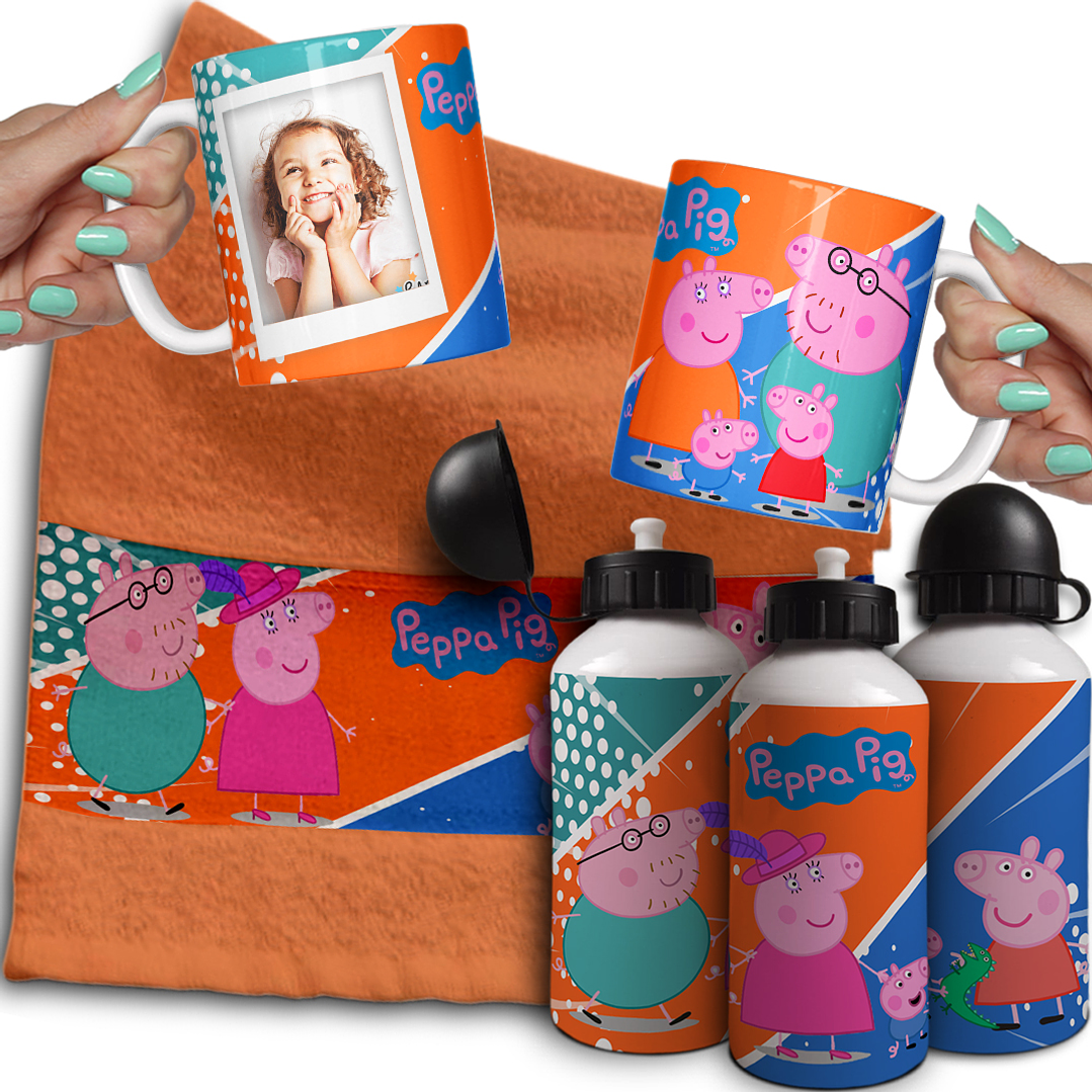 Combo de Sublimação Volta às Aulas - Canecas, Toalhinha e Garrafinha  14