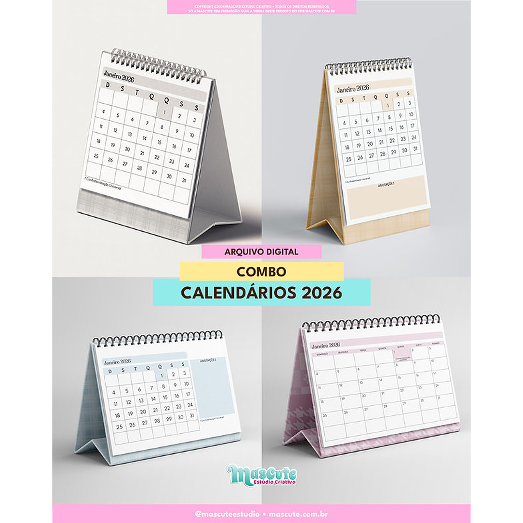Mega Pack Encadernação 2026 - Arquivos Prontos para Imprimir 4