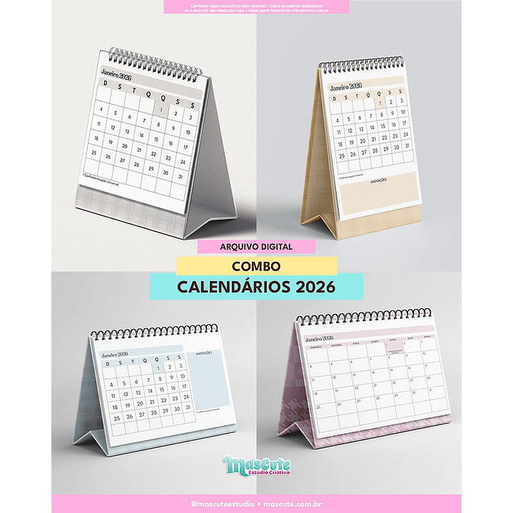 Mega Pack Encadernação 2026 - Arquivos Prontos para Imprimir 4
