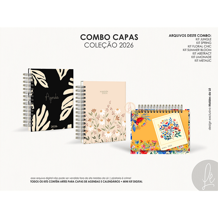 Mega Pack Encadernação 2026 - Arquivos Prontos para Imprimir 22