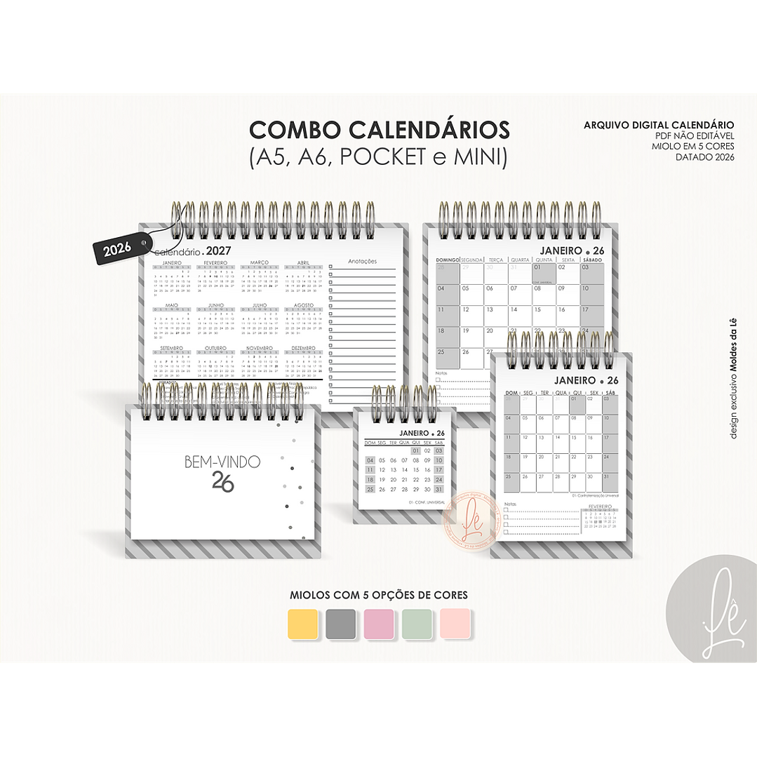 Mega Pack Encadernação 2026 - Arquivos Prontos para Imprimir 23