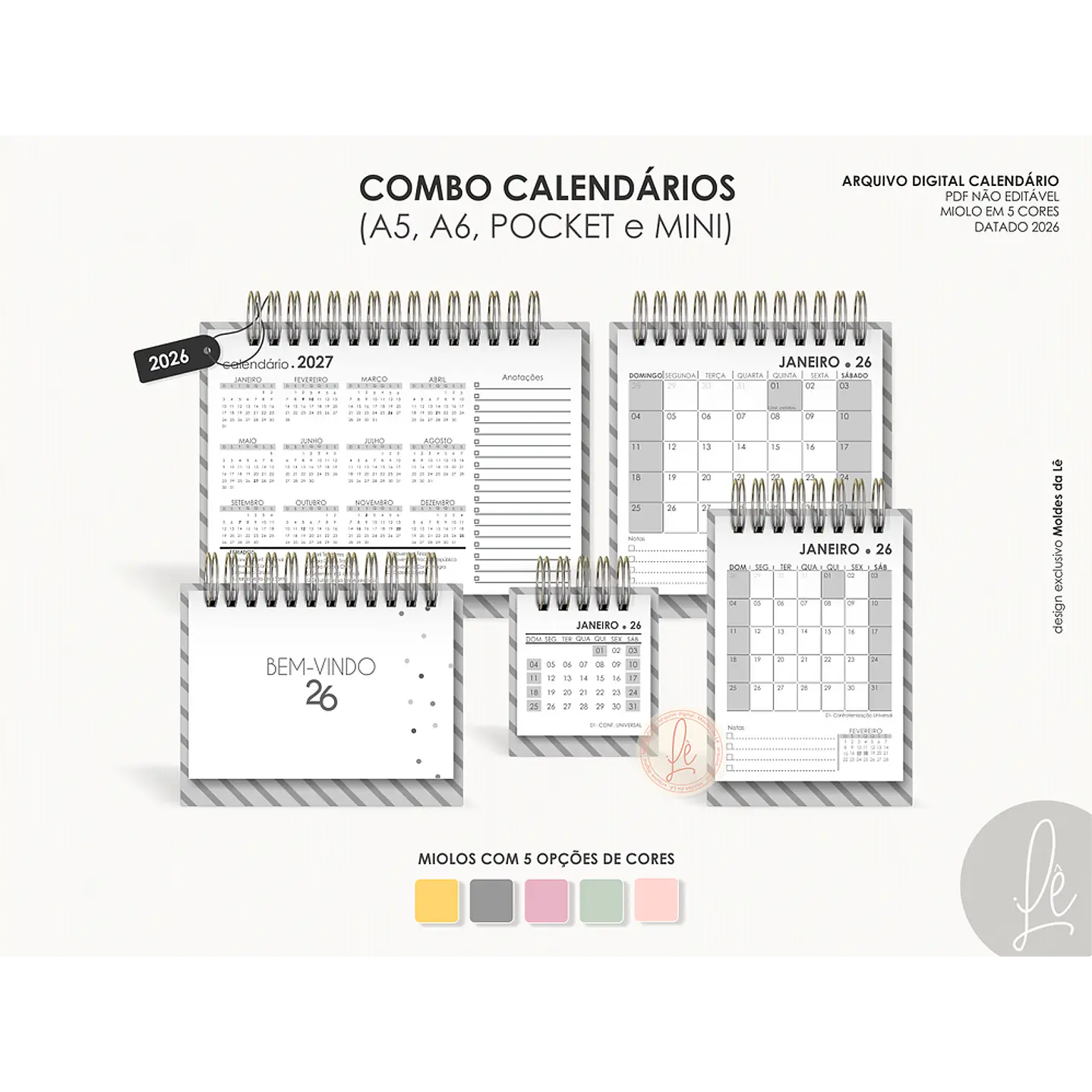 Mega Pack Encadernação 2026 - Arquivos Prontos para Imprimir 23
