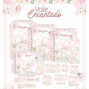 Encadernação Vale Encantado Volta às Aulas Completo